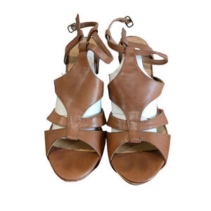 Kaya Brown Cork Wedge Size 10